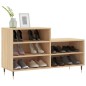 vidaXL Schuhregal Sonoma-Eiche 102x36x60 cm Holzwerkstoff vidaXL Schuhregal Sonoma-Eiche 102x36x60 cm Holzwerkstoff