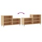 vidaXL Schuhregal Sonoma-Eiche 102x36x60 cm Holzwerkstoff vidaXL Schuhregal Sonoma-Eiche 102x36x60 cm Holzwerkstoff