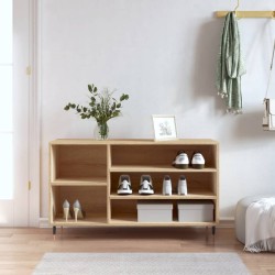 vidaXL Schuhregal Sonoma-Eiche 102x36x60 cm Holzwerkstoff