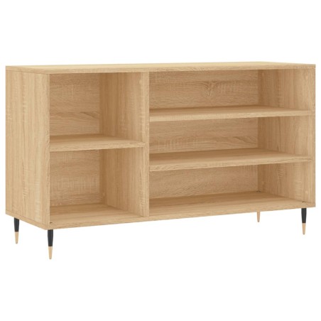 vidaXL Schuhregal Sonoma-Eiche 102x36x60 cm Holzwerkstoff