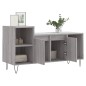 vidaXL TV-Schrank Grau Sonoma 100x35x55 cm Holzwerkstoff vidaXL TV-Schrank Grau Sonoma 100x35x55 cm Holzwerkstoff