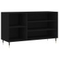 vidaXL Schuhregal Schwarz 102x36x60 cm Holzwerkstoff vidaXL Schuhregal Schwarz 102x36x60 cm Holzwerkstoff