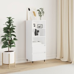 vidaXL Highboard Weiß 40x36x110 cm Holzwerkstoff