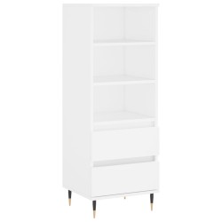 vidaXL Highboard Weiß 40x36x110 cm Holzwerkstoff