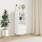 vidaXL Highboard Hochglanz-Weiß 40x36x110 cm Holzwerkstoff vidaXL Highboard Hochglanz-Weiß 40x36x110 cm Holzwerkstoff