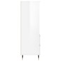 vidaXL Highboard Hochglanz-Weiß 40x36x110 cm Holzwerkstoff vidaXL Highboard Hochglanz-Weiß 40x36x110 cm Holzwerkstoff