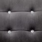 vidaXL 2-Sitzer-Sofa mit Armlehnen Dunkelgrau Chrom und Samt vidaXL 2-Sitzer-Sofa mit Armlehnen Dunkelgrau Chrom und Samt