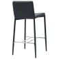 vidaXL Barhocker 2 Stk. Schwarz Kunstleder vidaXL Barhocker 2 Stk. Schwarz Kunstleder