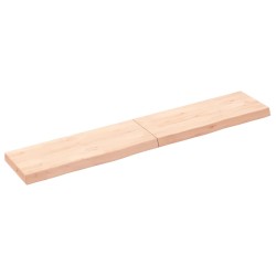Waschtischplatte 160x30x6 cm Massivholz Unbehandelt