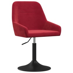 vidaXL Barhocker Weinrot Samt 