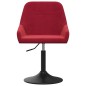 vidaXL Barhocker Weinrot Samt vidaXL Barhocker Weinrot Samt