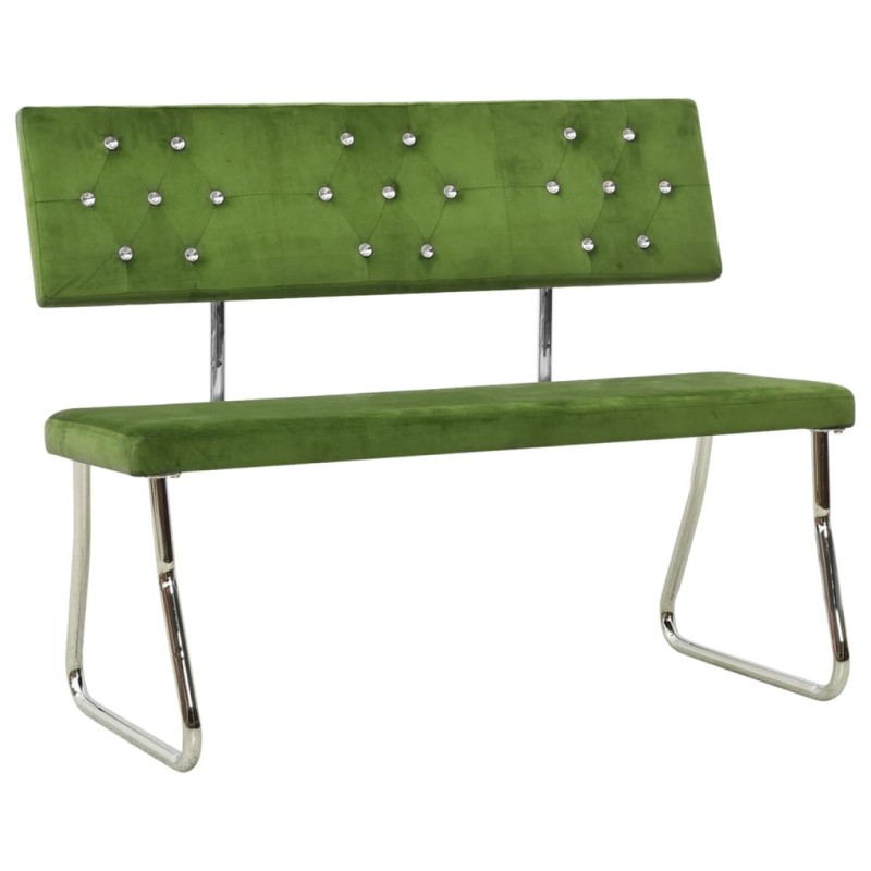 vidaXL Sitzbank 110 cm Hellgrün Samt vidaXL Sitzbank 110 cm Hellgrün Samt