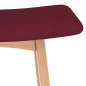 vidaXL Barhocker 2 Stk. Weinrot Stoff vidaXL Barhocker 2 Stk. Weinrot Stoff