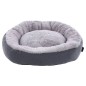 FLAMINGO Haustierbett Suza Rund 50x50x15 cm Grau FLAMINGO Haustierbett Suza Rund 50x50x15 cm Grau