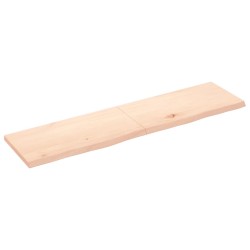 Waschtischplatte 160x40x4 cm Massivholz Unbehandelt