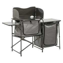 Travellife Campingküche Toledo Faltbar Dunkelgrau