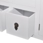 vidaXL TV-Schrank Weiß 110x24x48 cm Holzwerkstoff vidaXL TV-Schrank Weiß 110x24x48 cm Holzwerkstoff