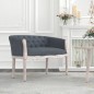 vidaXL Sitzbank Dunkelgrau 98x56x69 cm Samt vidaXL Sitzbank Dunkelgrau 98x56x69 cm Samt