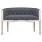 vidaXL Sitzbank Dunkelgrau 98x56x69 cm Samt vidaXL Sitzbank Dunkelgrau 98x56x69 cm Samt