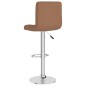 vidaXL Barhocker 2 Stk. Braun Stoff vidaXL Barhocker 2 Stk. Braun Stoff