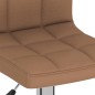 vidaXL Barhocker 2 Stk. Braun Stoff vidaXL Barhocker 2 Stk. Braun Stoff