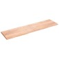 Waschtischplatte Hellbraun 200x50x4 cm Massivholz Behandelt Waschtischplatte Hellbraun 200x50x4 cm Massivholz Behandelt