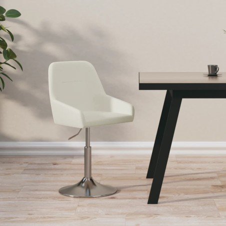 vidaXL Barhocker Creme Stoff