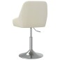 vidaXL Barhocker Creme Stoff vidaXL Barhocker Creme Stoff