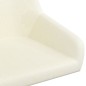 vidaXL Barhocker Creme Stoff vidaXL Barhocker Creme Stoff