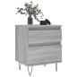 vidaXL Nachttisch Grau Sonoma 40x35x50 cm Holzwerkstoff vidaXL Nachttisch Grau Sonoma 40x35x50 cm Holzwerkstoff