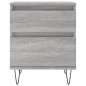 vidaXL Nachttisch Grau Sonoma 40x35x50 cm Holzwerkstoff vidaXL Nachttisch Grau Sonoma 40x35x50 cm Holzwerkstoff