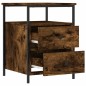 vidaXL Nachttische 2 Stk. Räuchereiche 44x45x60 cm Holzwerkstoff vidaXL Nachttische 2 Stk. Räuchereiche 44x45x60 cm Holzwerkstoff