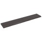 vidaXL Waschtischplatte Dunkelbraun 220x40x(2-6)cm Massivholz vidaXL Waschtischplatte Dunkelbraun 220x40x(2-6)cm Massivholz