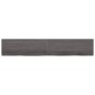 vidaXL Waschtischplatte Dunkelbraun 220x40x(2-6)cm Massivholz vidaXL Waschtischplatte Dunkelbraun 220x40x(2-6)cm Massivholz