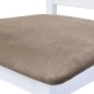 vidaXL Barhocker 2 Stk. Weiß Stoff vidaXL Barhocker 2 Stk. Weiß Stoff