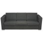 vidaXL 3-Sitzer Sofa Stoff Dunkelgrau vidaXL 3-Sitzer Sofa Stoff Dunkelgrau