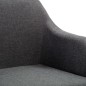 vidaXL Esszimmerstuhl Drehbar Dunkelgrau Stoff vidaXL Esszimmerstuhl Drehbar Dunkelgrau Stoff