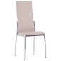 vidaXL Esszimmerstühle 2 Stk. Cappuccino-Braun Kunstleder vidaXL Esszimmerstühle 2 Stk. Cappuccino-Braun Kunstleder