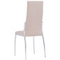 vidaXL Esszimmerstühle 2 Stk. Cappuccino-Braun Kunstleder vidaXL Esszimmerstühle 2 Stk. Cappuccino-Braun Kunstleder