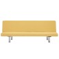 vidaXL Schlafsofa Gelb Polyester vidaXL Schlafsofa Gelb Polyester