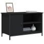 vidaXL TV-Schrank Schwarz 80x40x50 cm Holzwerkstoff vidaXL TV-Schrank Schwarz 80x40x50 cm Holzwerkstoff