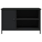 vidaXL TV-Schrank Schwarz 80x40x50 cm Holzwerkstoff vidaXL TV-Schrank Schwarz 80x40x50 cm Holzwerkstoff