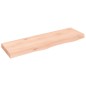 Waschtischplatte 100x30x6 cm Massivholz Unbehandelt Waschtischplatte 100x30x6 cm Massivholz Unbehandelt