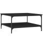 vidaXL Couchtisch Schwarz 80x80x40 cm Holzwerkstoff vidaXL Couchtisch Schwarz 80x80x40 cm Holzwerkstoff
