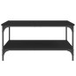 vidaXL Couchtisch Schwarz 80x80x40 cm Holzwerkstoff vidaXL Couchtisch Schwarz 80x80x40 cm Holzwerkstoff
