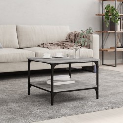 vidaXL Couchtisch Grau Sonoma 55x55x40 cm Holzwerkstoff
