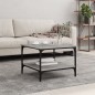vidaXL Couchtisch Grau Sonoma 55x55x40 cm Holzwerkstoff vidaXL Couchtisch Grau Sonoma 55x55x40 cm Holzwerkstoff