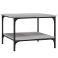vidaXL Couchtisch Grau Sonoma 55x55x40 cm Holzwerkstoff vidaXL Couchtisch Grau Sonoma 55x55x40 cm Holzwerkstoff