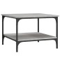 vidaXL Couchtisch Grau Sonoma 55x55x40 cm Holzwerkstoff vidaXL Couchtisch Grau Sonoma 55x55x40 cm Holzwerkstoff