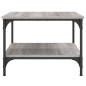 vidaXL Couchtisch Grau Sonoma 55x55x40 cm Holzwerkstoff vidaXL Couchtisch Grau Sonoma 55x55x40 cm Holzwerkstoff